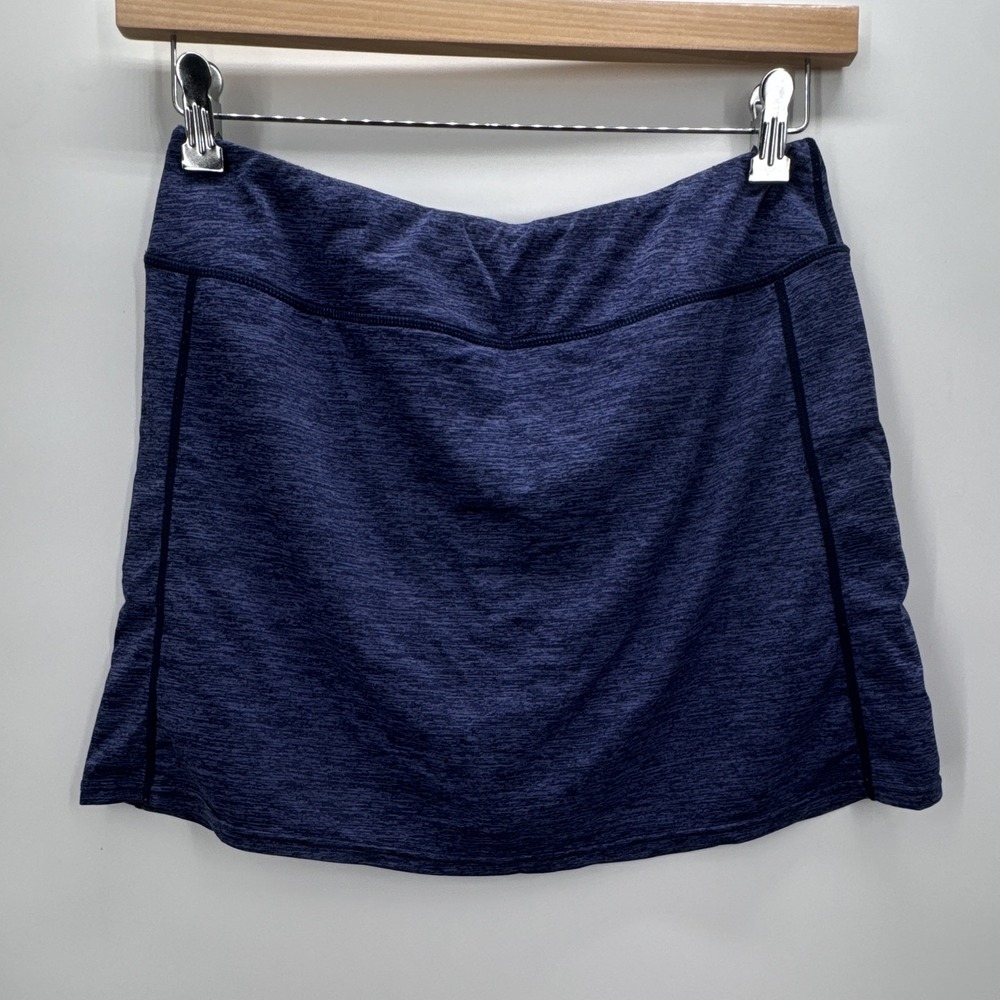 BlevonH Womens Athletic Activewear Skort Blue Heathered Short L Regular Tennis